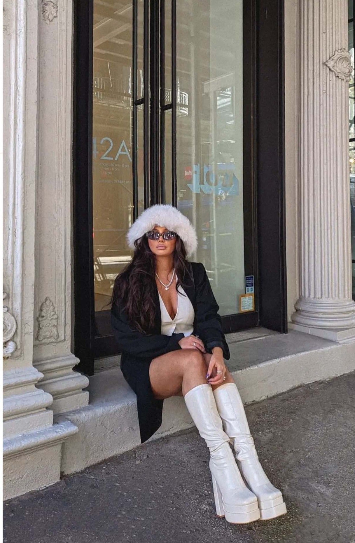 Bota Cano Longo Salto Alto Desiree